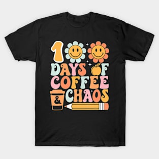 100 Days Of School Coffee Lover 100Th Day Of School Teacher T-Shirt